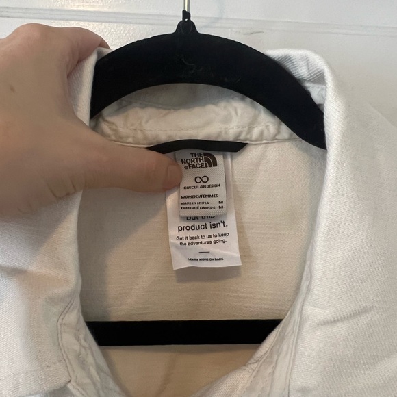 NWOT North Face Canvas Dress with Patches Size Medium - Picture 7 of 11